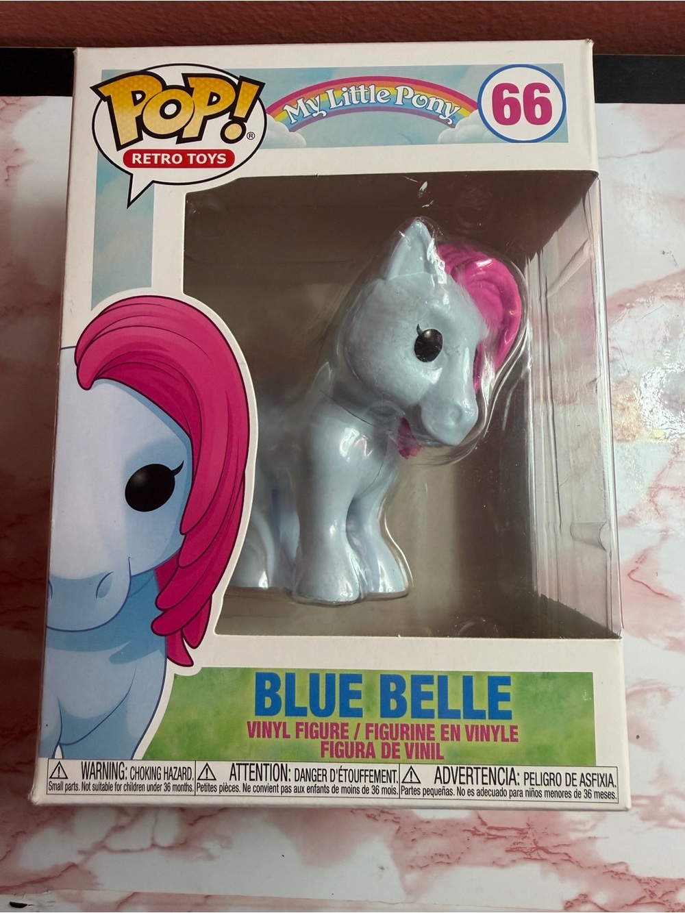 Funko My Little Pony Blue Belle Vinyl Figure - Blue with Pink Mane